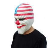 Dallas Face Payday 2 latex rubber mask with USA flag